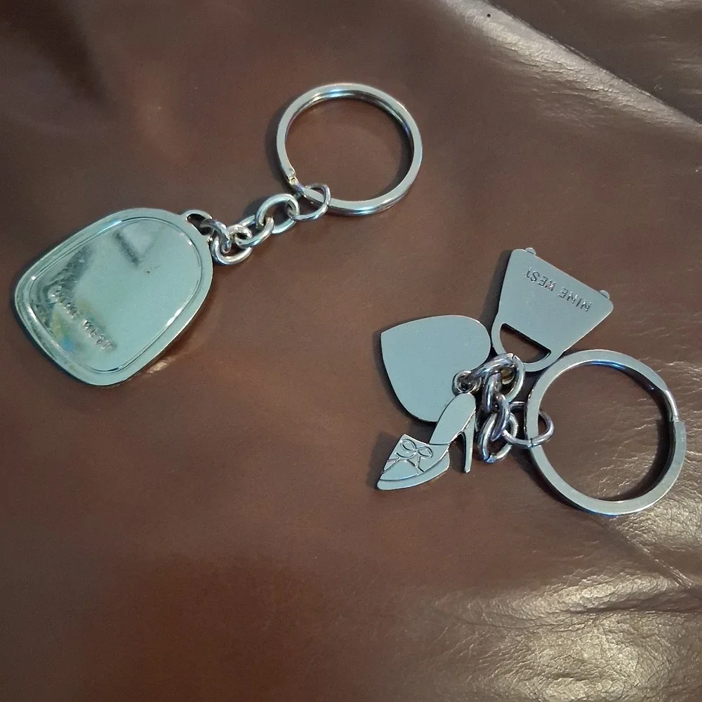 Vtg Y2K Nine West Bag Charm Keychain Lot Of 2 CUTE Mall Brand Department...